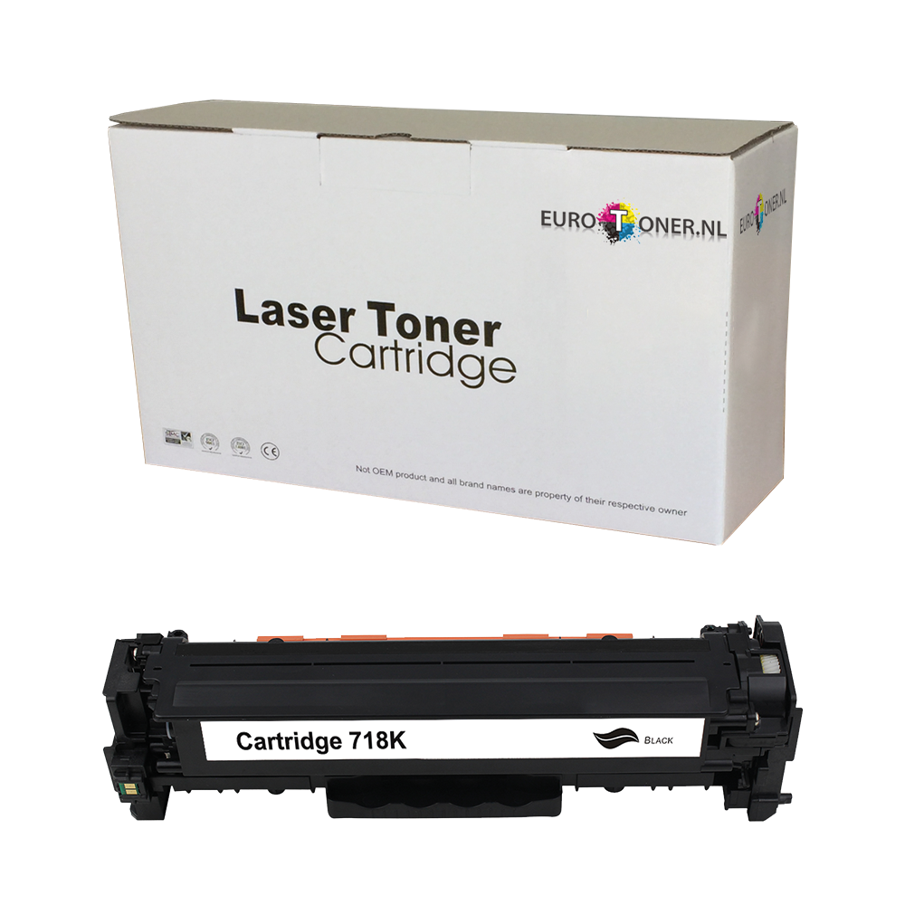Huismerk Canon 718BK Toner Black